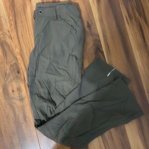 Kuhl Kids Cargo Pants in Olive Green